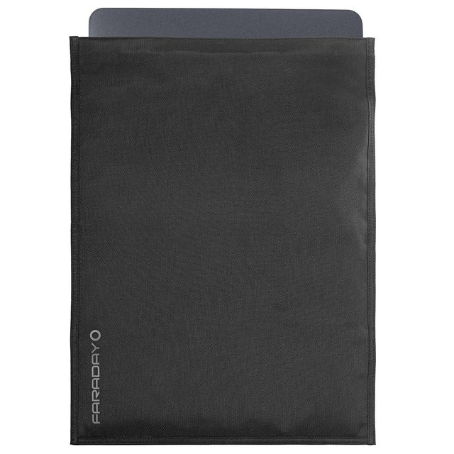 Faraday Defense Faraday Bag Jacket Pro for XL Laptops | Magnetic Closure, Shielding - Law Enforcement & Military, Travel & Data Security, Privacy, Anti-Tracking Anti-Hacking Black (Laptop XL)