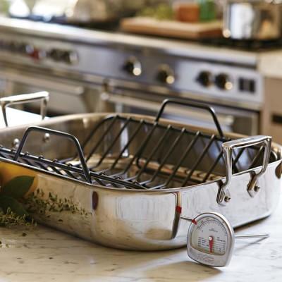 All-Clad Stainless-Steel Roasters with Rack