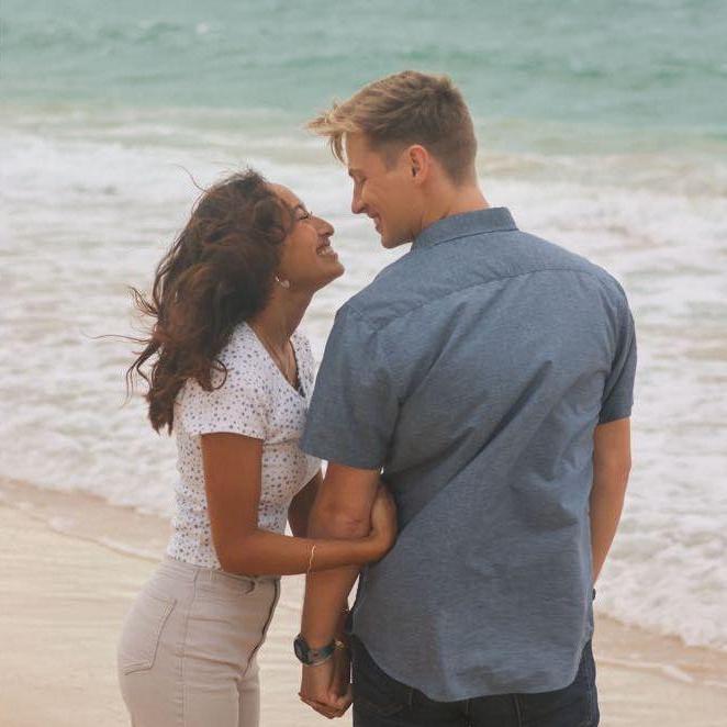 Part 2 of fake engagement photos at Hukilau beach a few months before we actually got engaged there