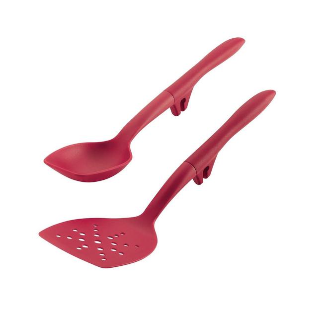 Rachael Ray Tools and Gadgets Lazy Flexi Turner and Scraping Spoon Set, Teal