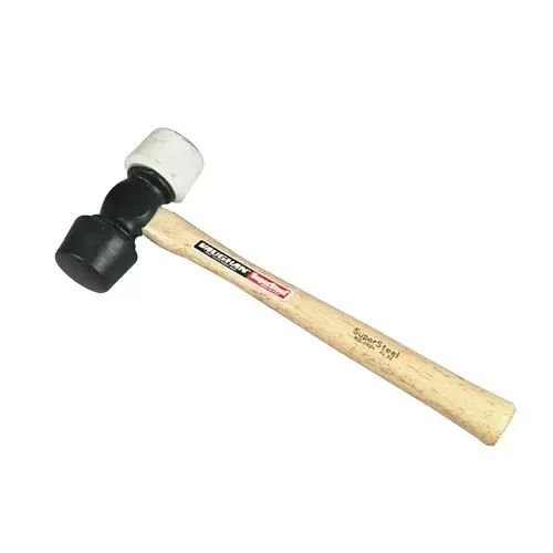 VAUGHAN 24-oz Smooth Face Rubber Head Wood Rubber Mallet