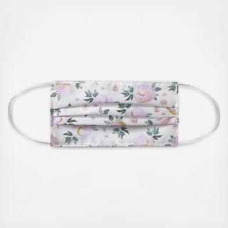 Rose Taffy Floral Face Mask