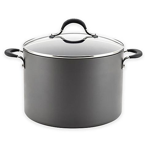 Circulon® Momentum™ Hard Anodized Nonstick 10 qt. Covered Stock Pot