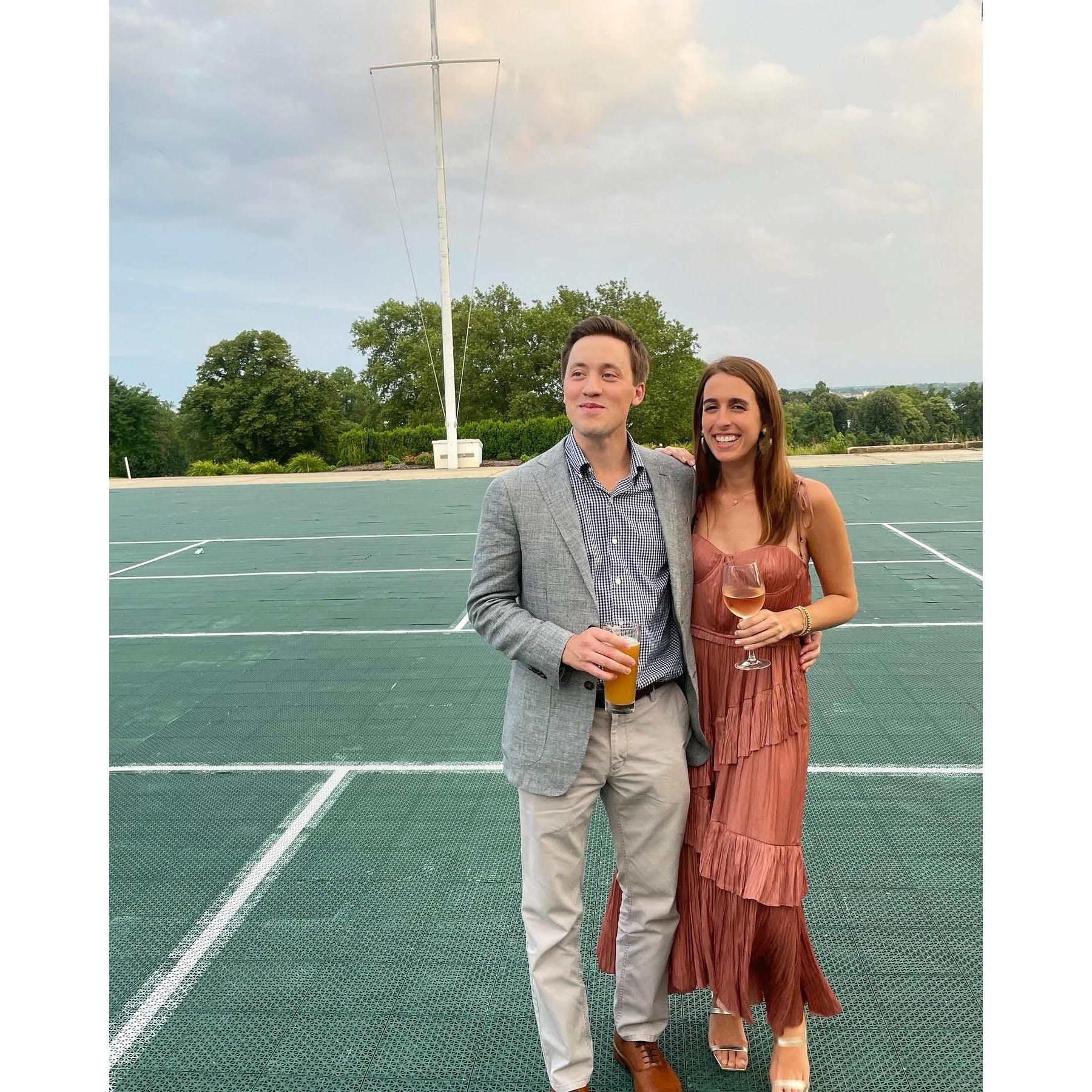 We are basically professional wedding guests at this point. We can't wait to be on the other side!