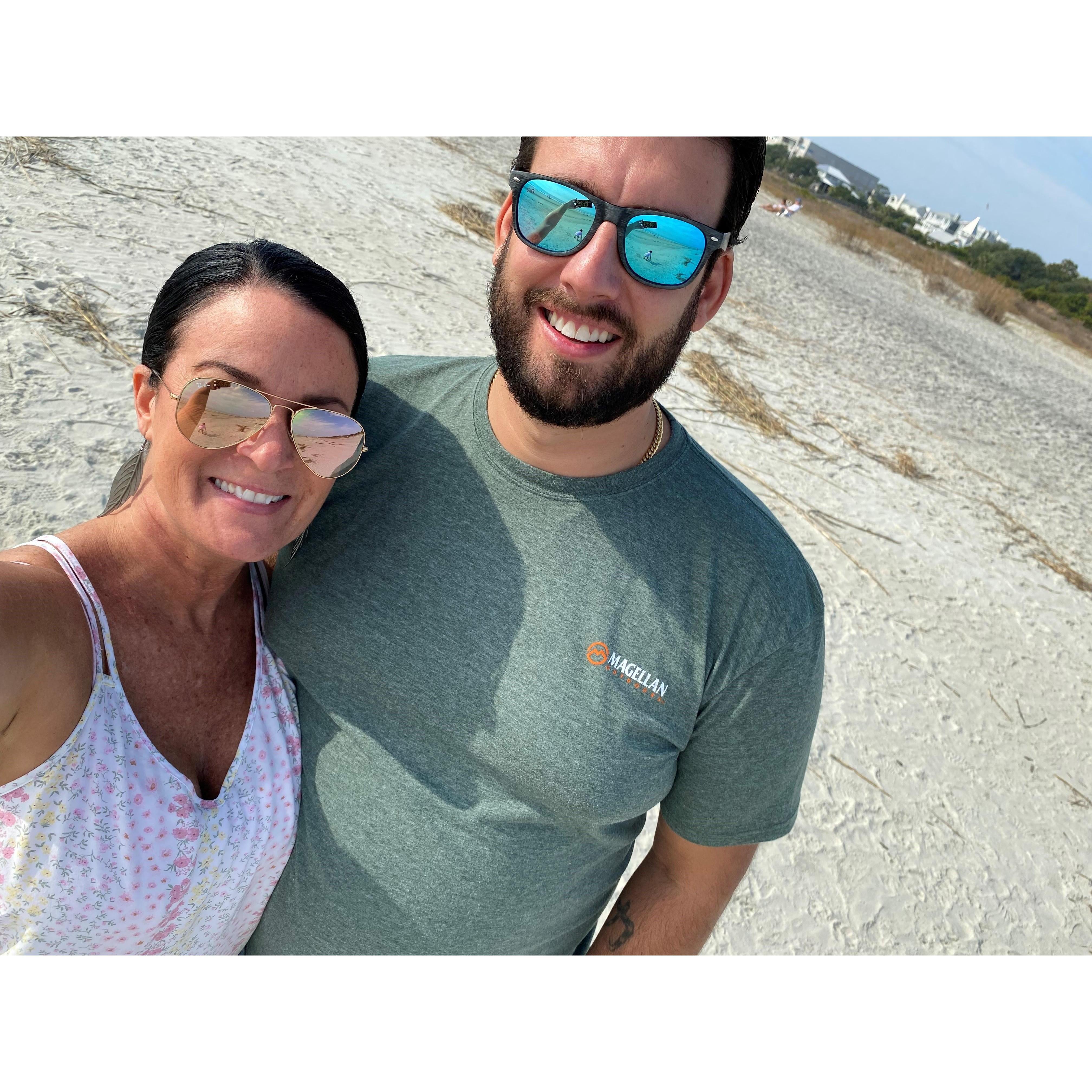 1st trip to St. Simmons, GA - where Nick grew up