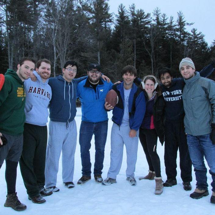 Jose and his friends escape the pressures of Law School and play football in the snow!
New Hampshire, February 2013