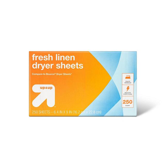 Dryer Sheets Fresh Linen - 250ct - up & up™