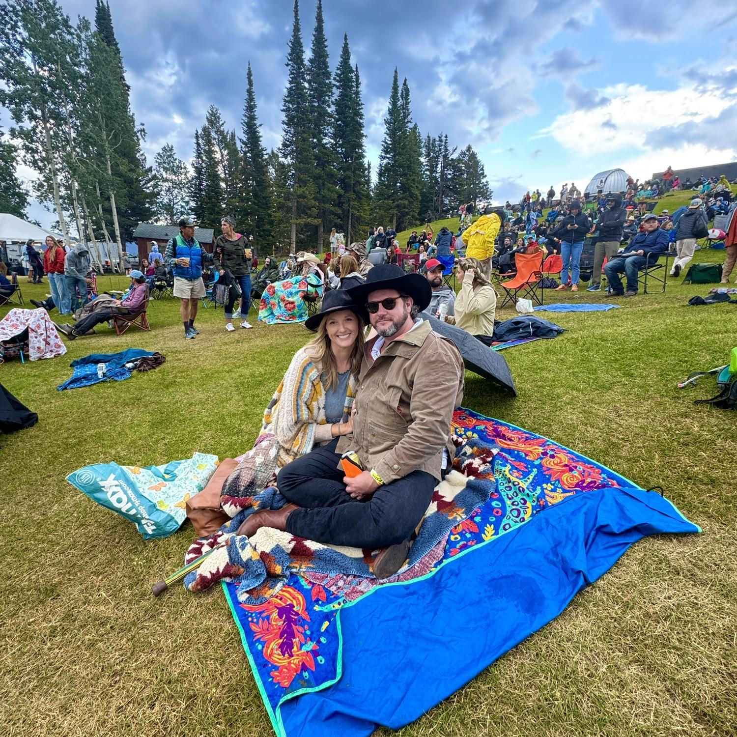 Concert on Snow King mountain in Jackson Hole, Wyoming