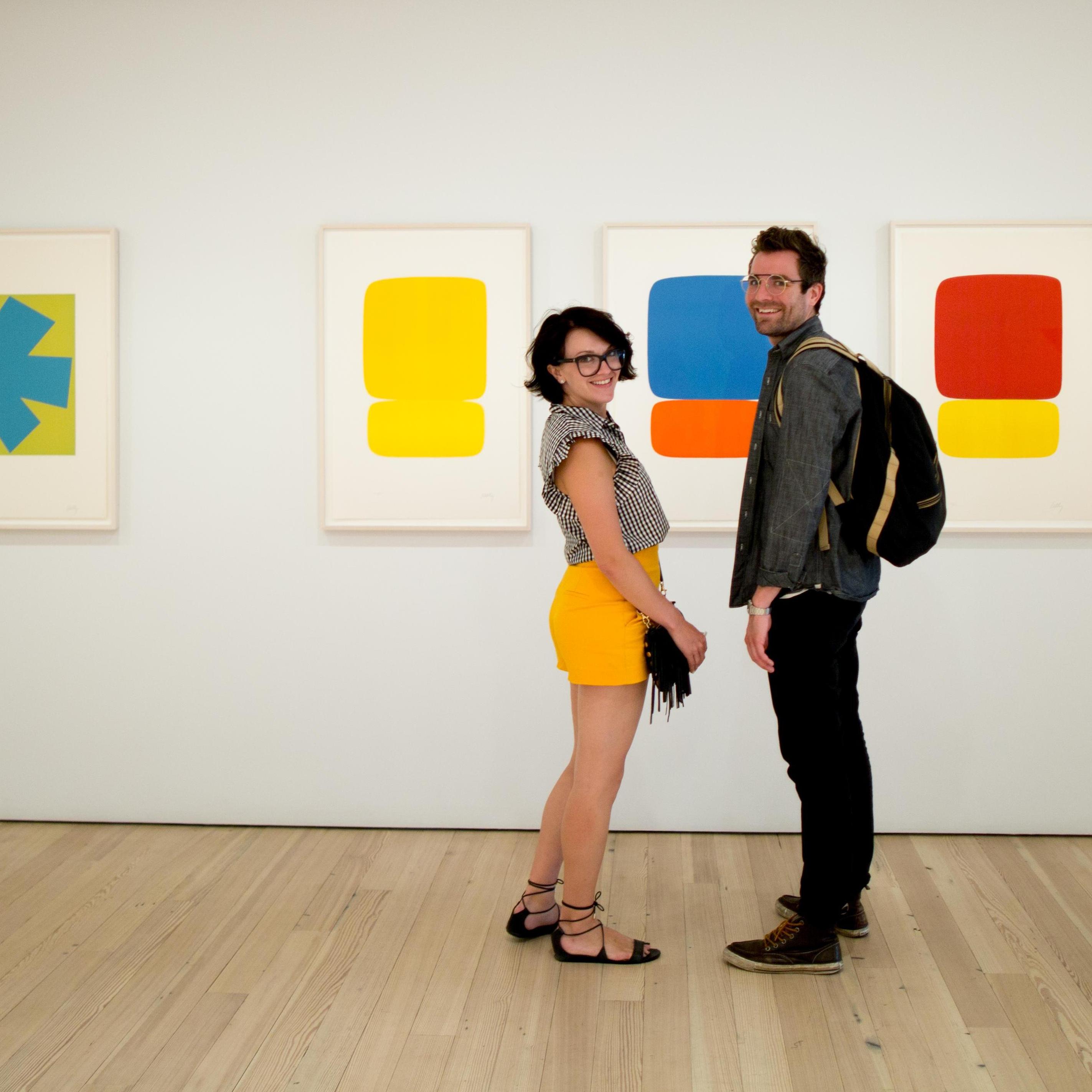 Just a couple of geeks at The Whitney...

Photo cred:  Anna Finocchiaro