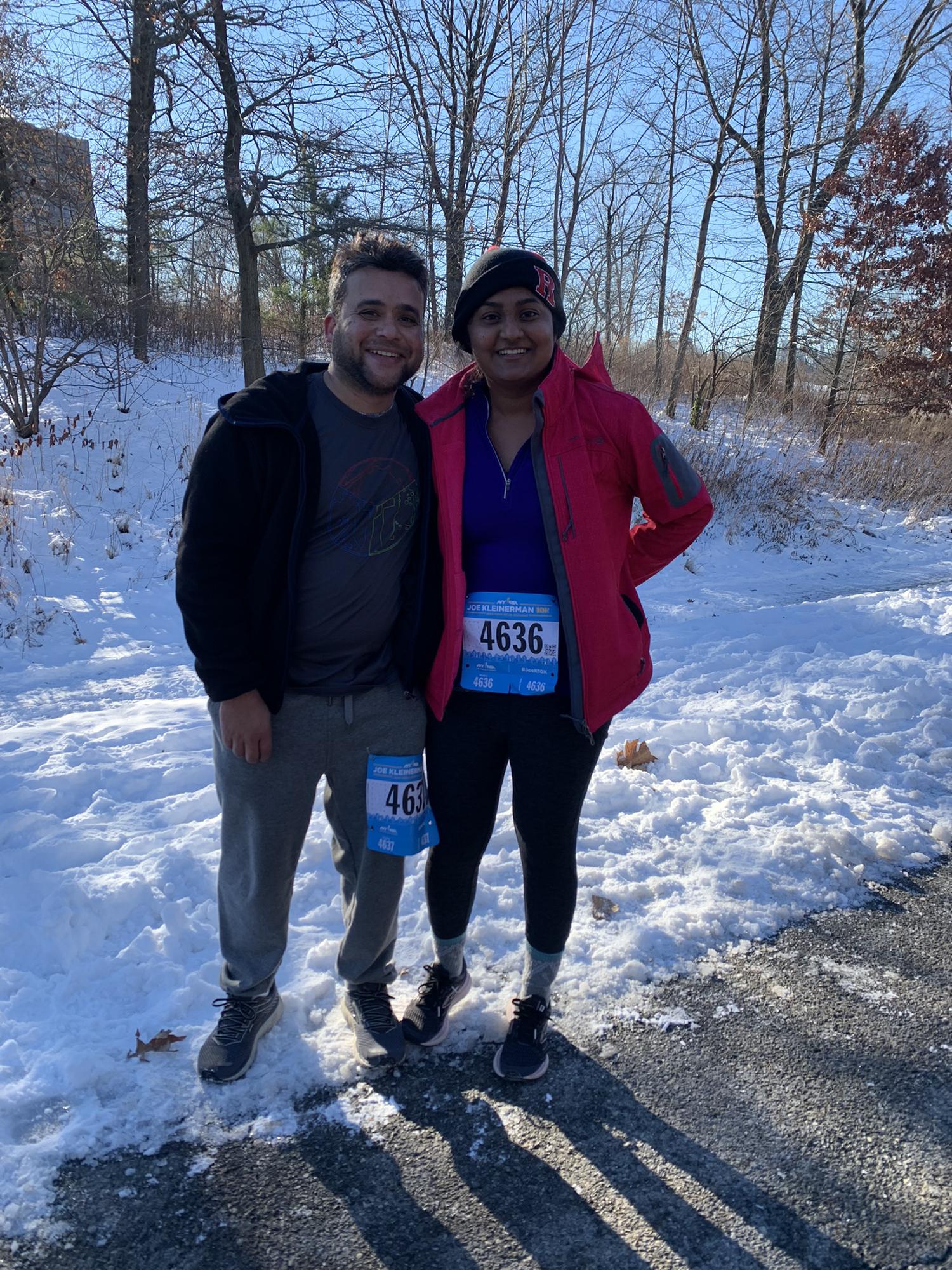 Our first winter race