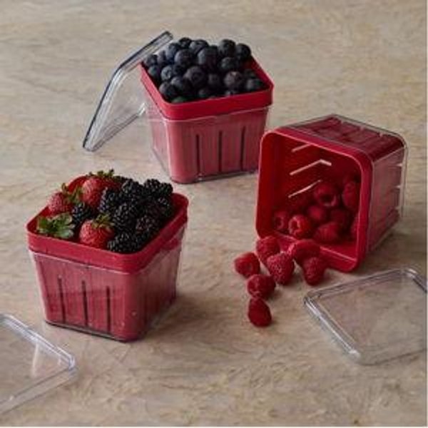 Chef'n Reusable Berry Baskets, Set of 3, Each Holds 1 Pint | Food52