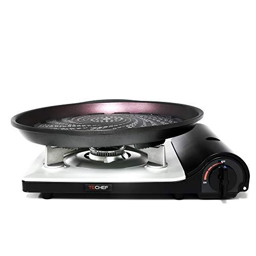 TeChef - Stovetop Korean BBQ Non-Stick Grill Pan with New Safe Teflon Select Non-Stick Coating (PFOA Free) (Set)