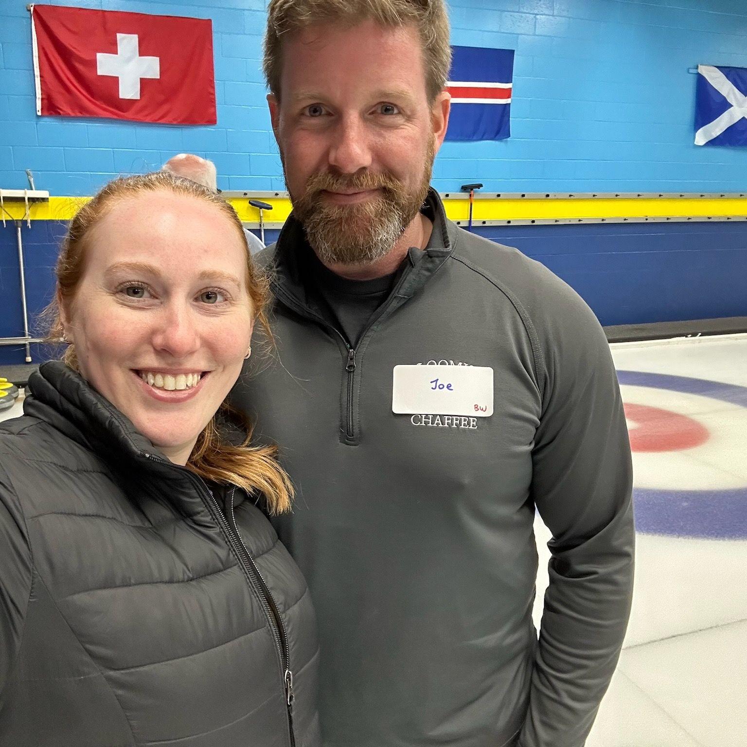 Learning how to curl on one of first dates