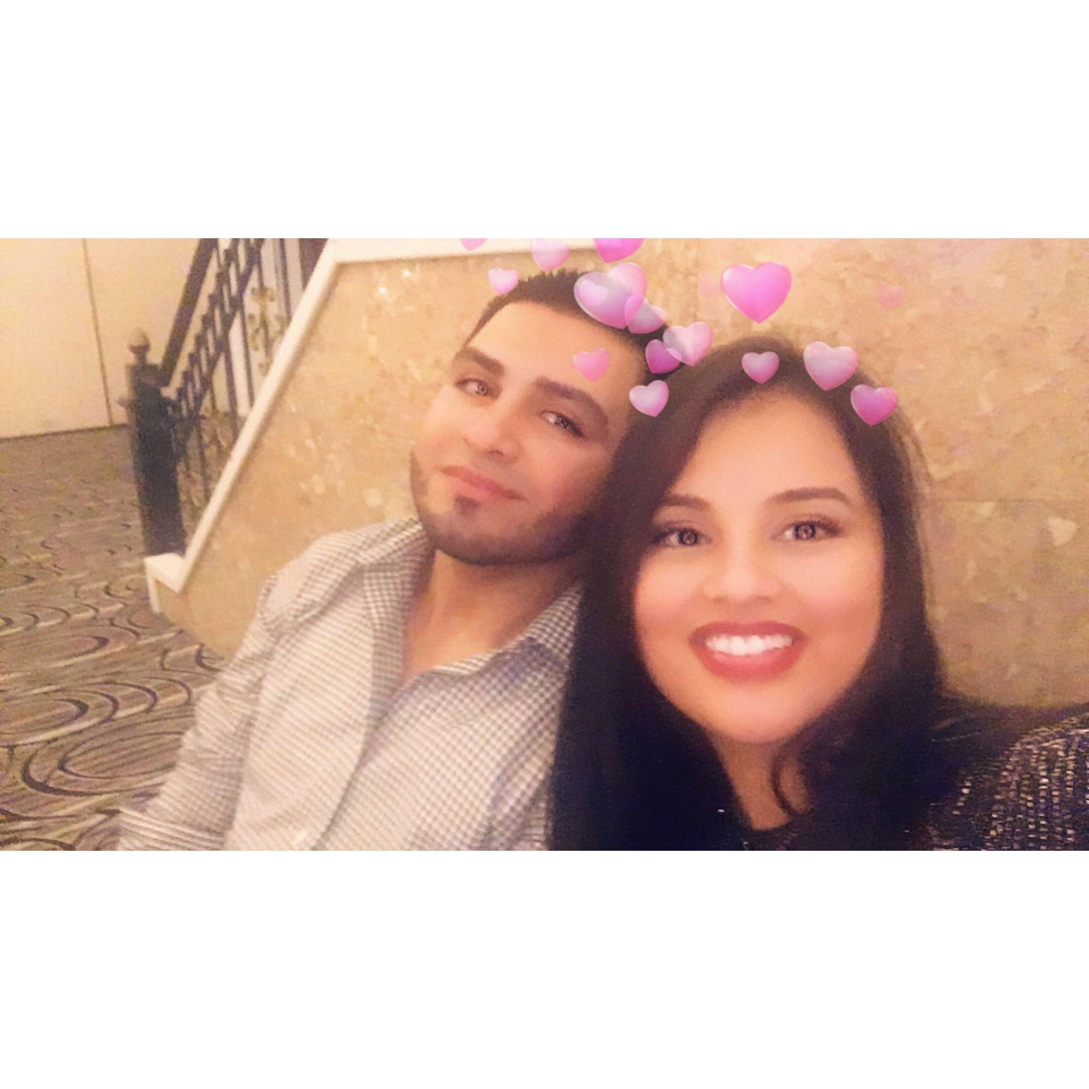 Celebrating Mando and Evelyn's wedding!
