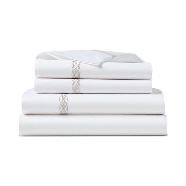 Lauren Ralph Lauren Spencer Cable Embroidery 4-Pc. Sheet Set, King