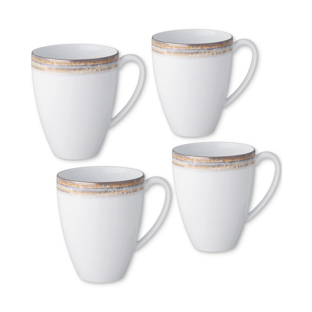 Noritake Raylan Set of 4 Mugs, 16 oz.