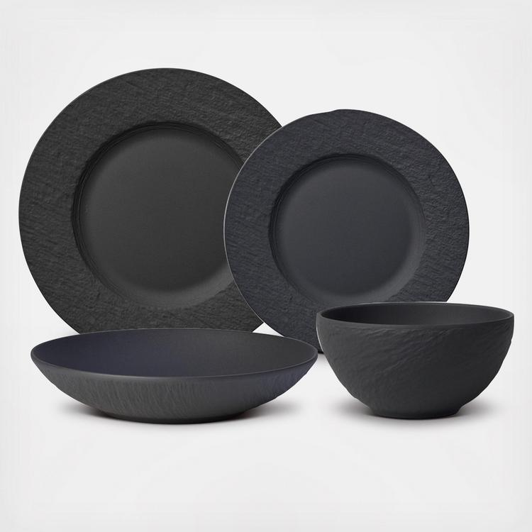 Villeroy & Boch, Manufacture Rock 4-Piece Place Setting, Service