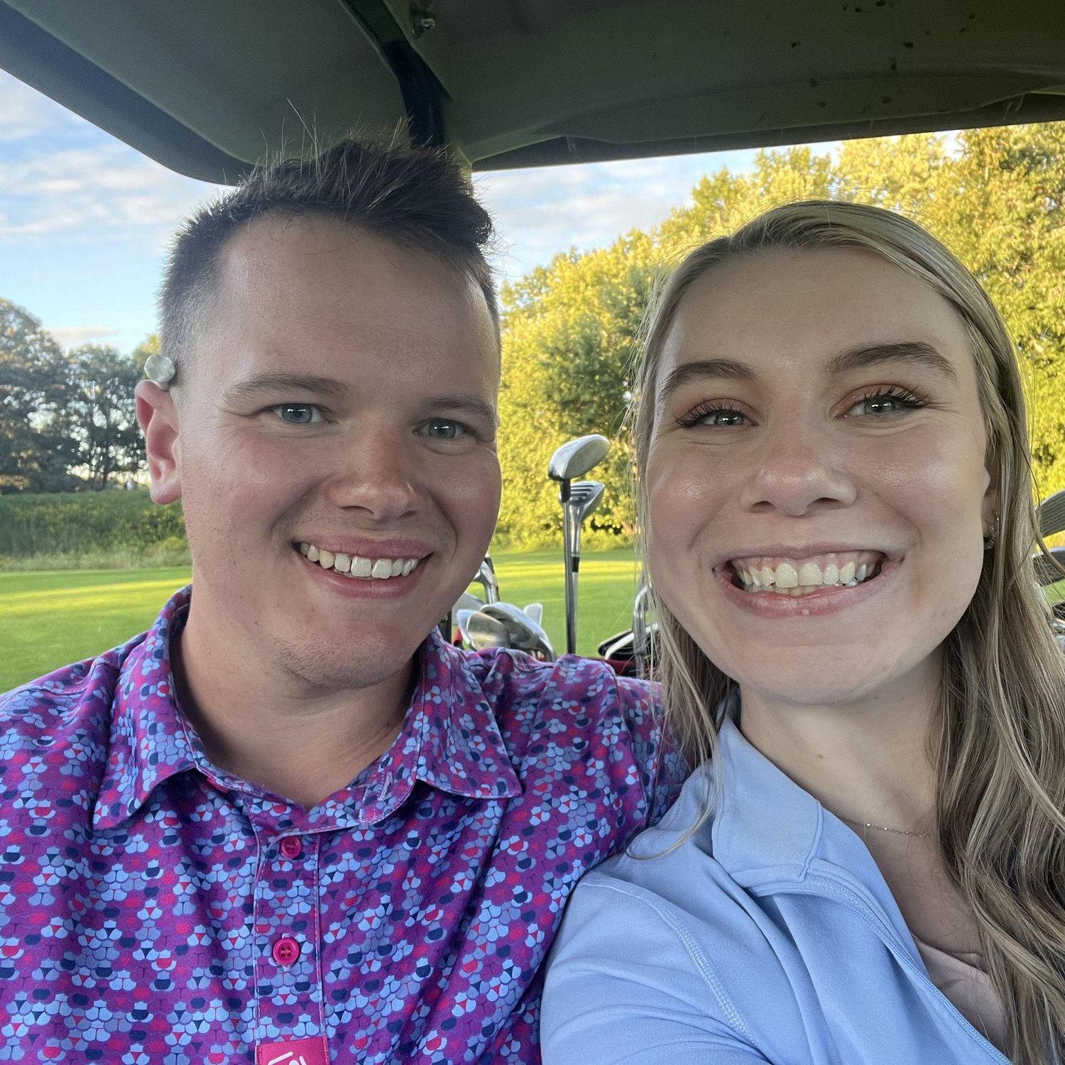 Golfing