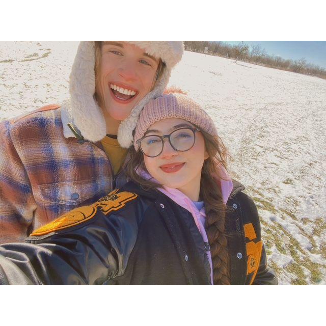 Our first snow together!