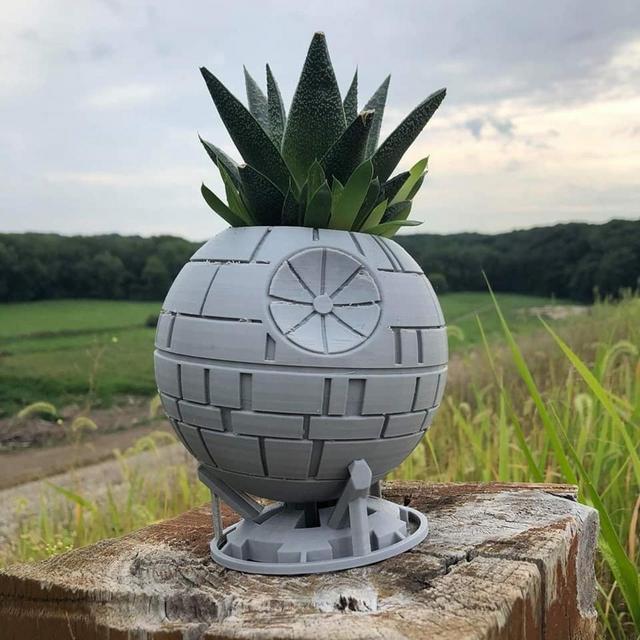 Star Wars Death Star Planter with Stand