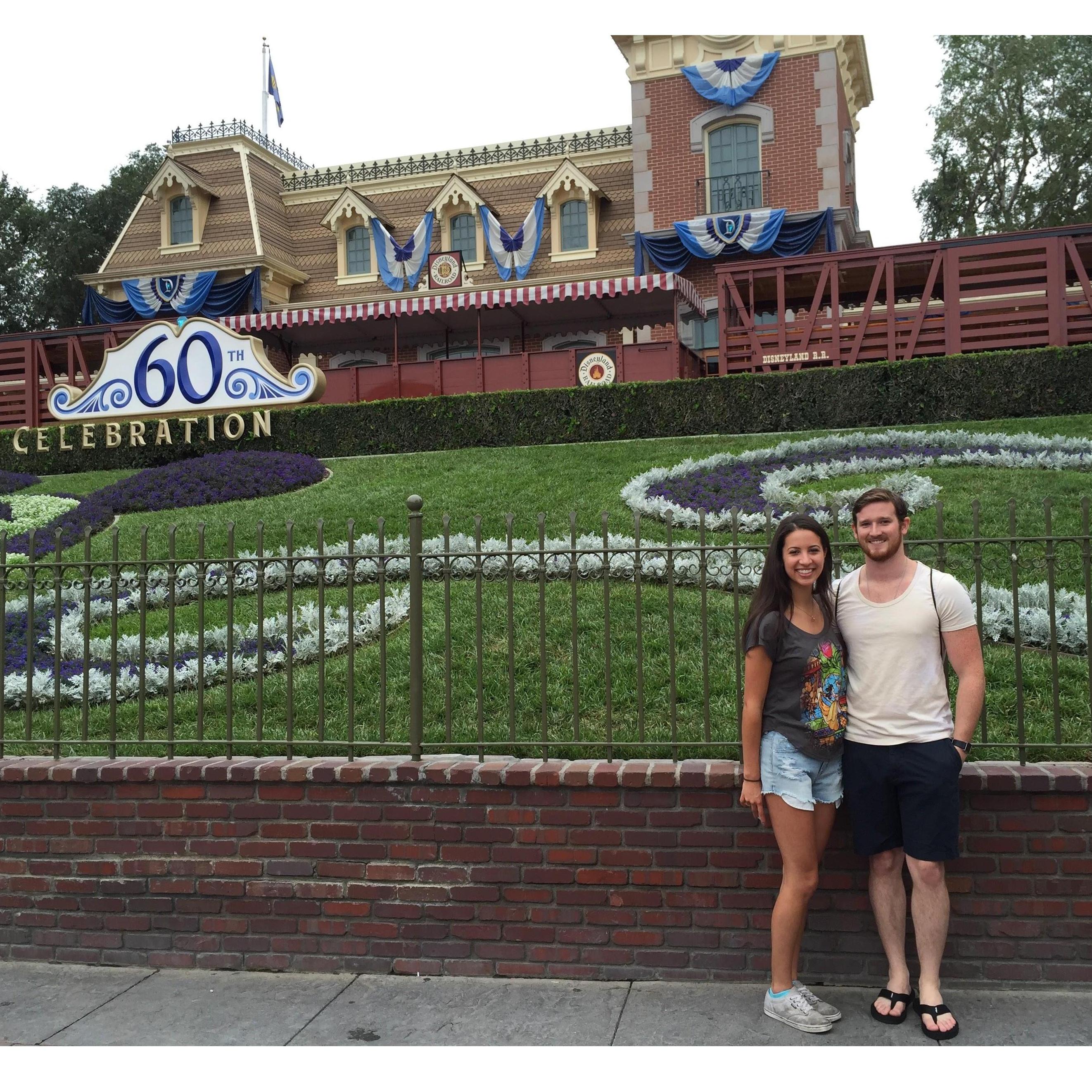 Our 2nd time going to Disneyland together! We love going on ALL the rides. This year's trip will make it our 3rd time there together!