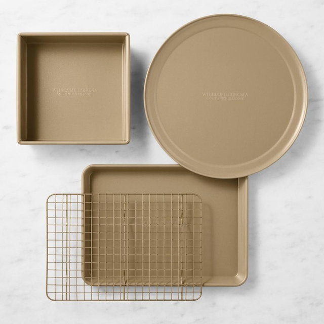 Williams Sonoma Goldtouch Silicone Nonstick Toaster Oven, Set of 4