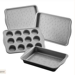 Disney Faberware 4-Piece Cake, Muffin, and Cookie Pan Set
