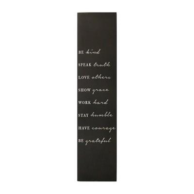 &#34;Be Kind&#34; Oversized Wall Art Black - Stratton Home Decor