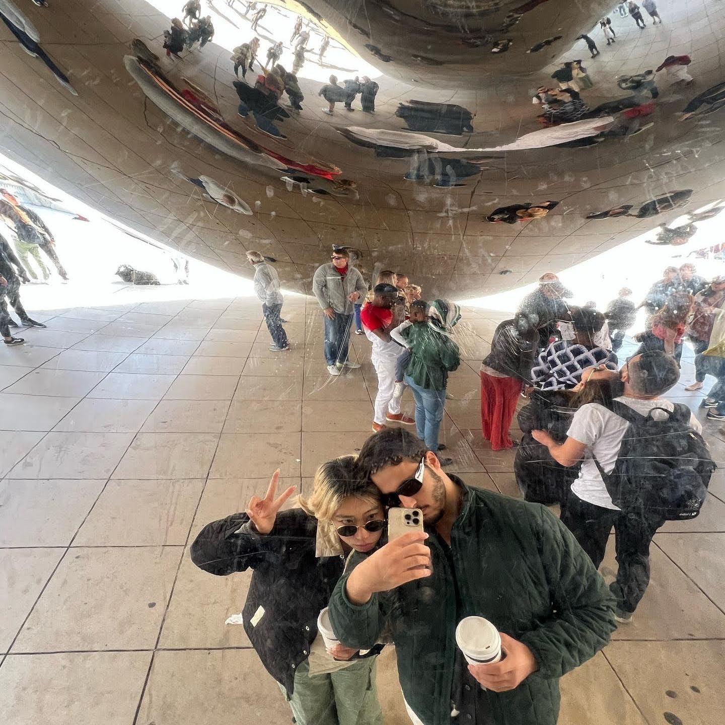 One of our first trips together to Chicago (2022)
