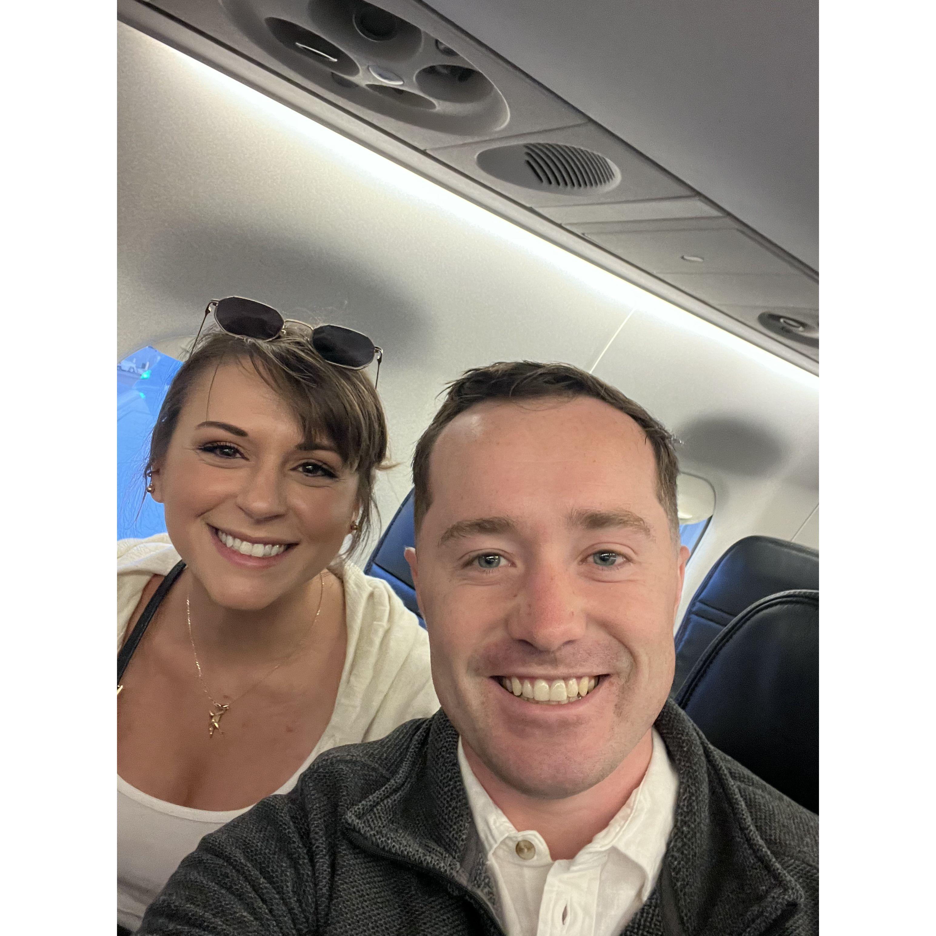 The beginning of our engagement weekend!