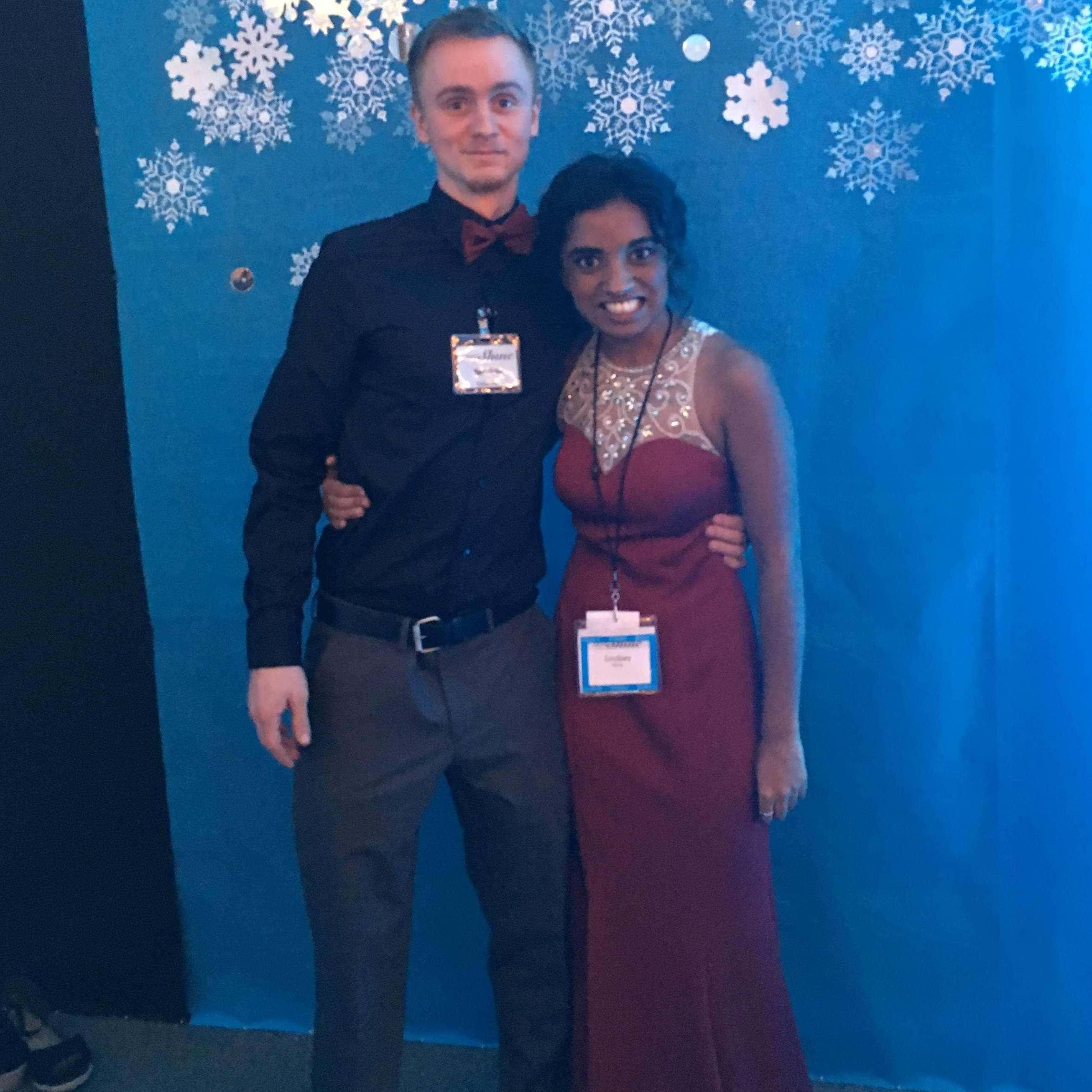 When we both volunteered at Night To Shine