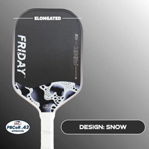 Pickleball Paddle | Fever 102 Elongated in Snow