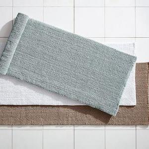 Textured Organic Bath Rug