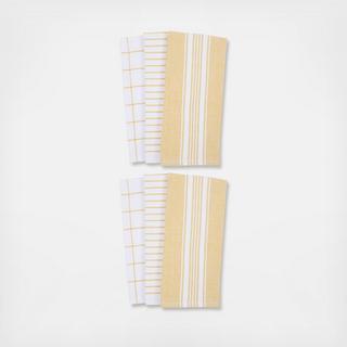Monaco Terry Kitchen Towel, Set of 6