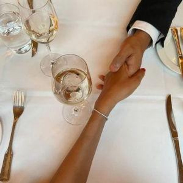 Dinner For Two on our Honeymoon