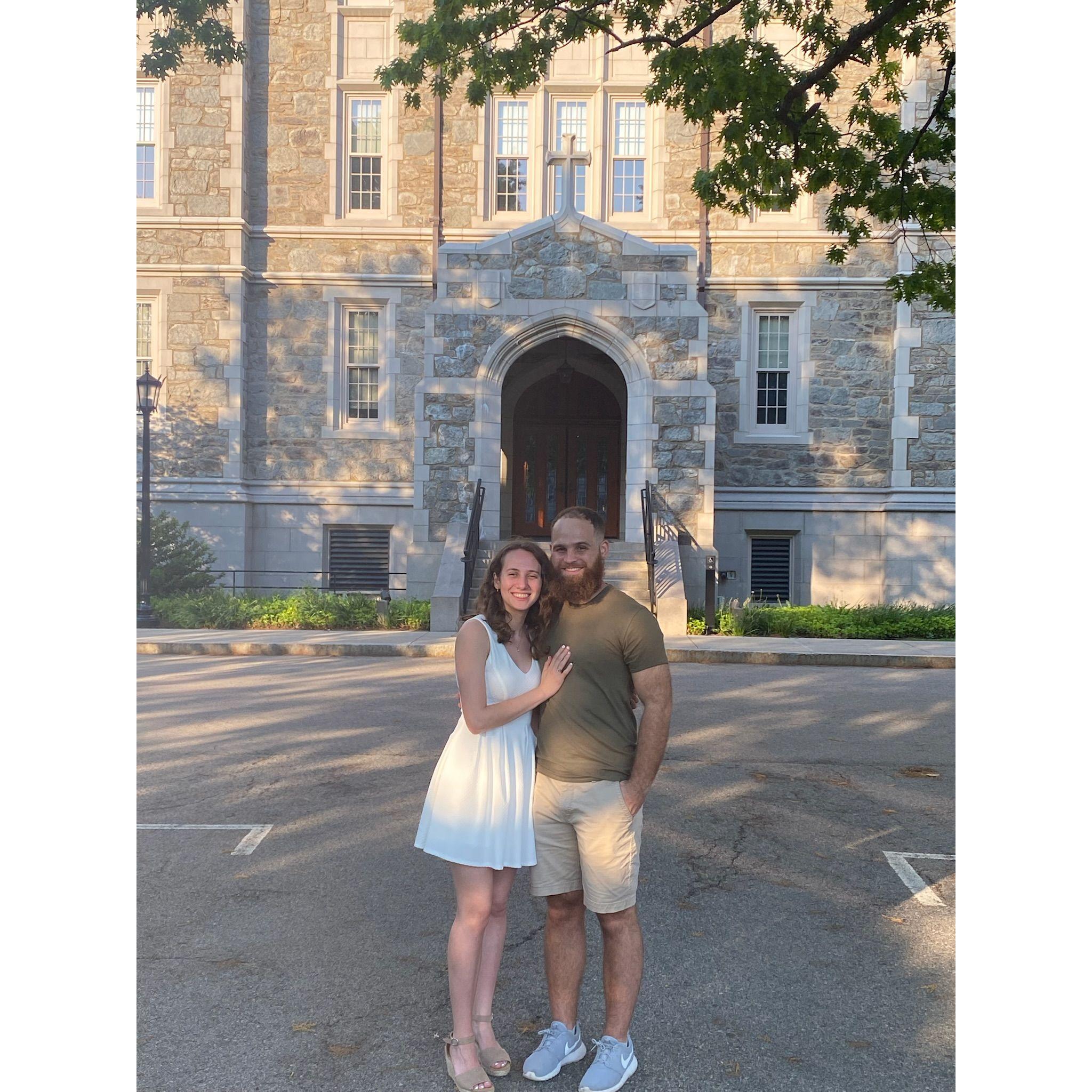 Natasha's graduation from Boston College, May 2022