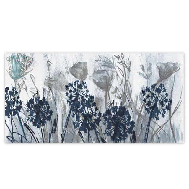 Indigo Field 48-Inch x 24-Inch Canvas Wall Art