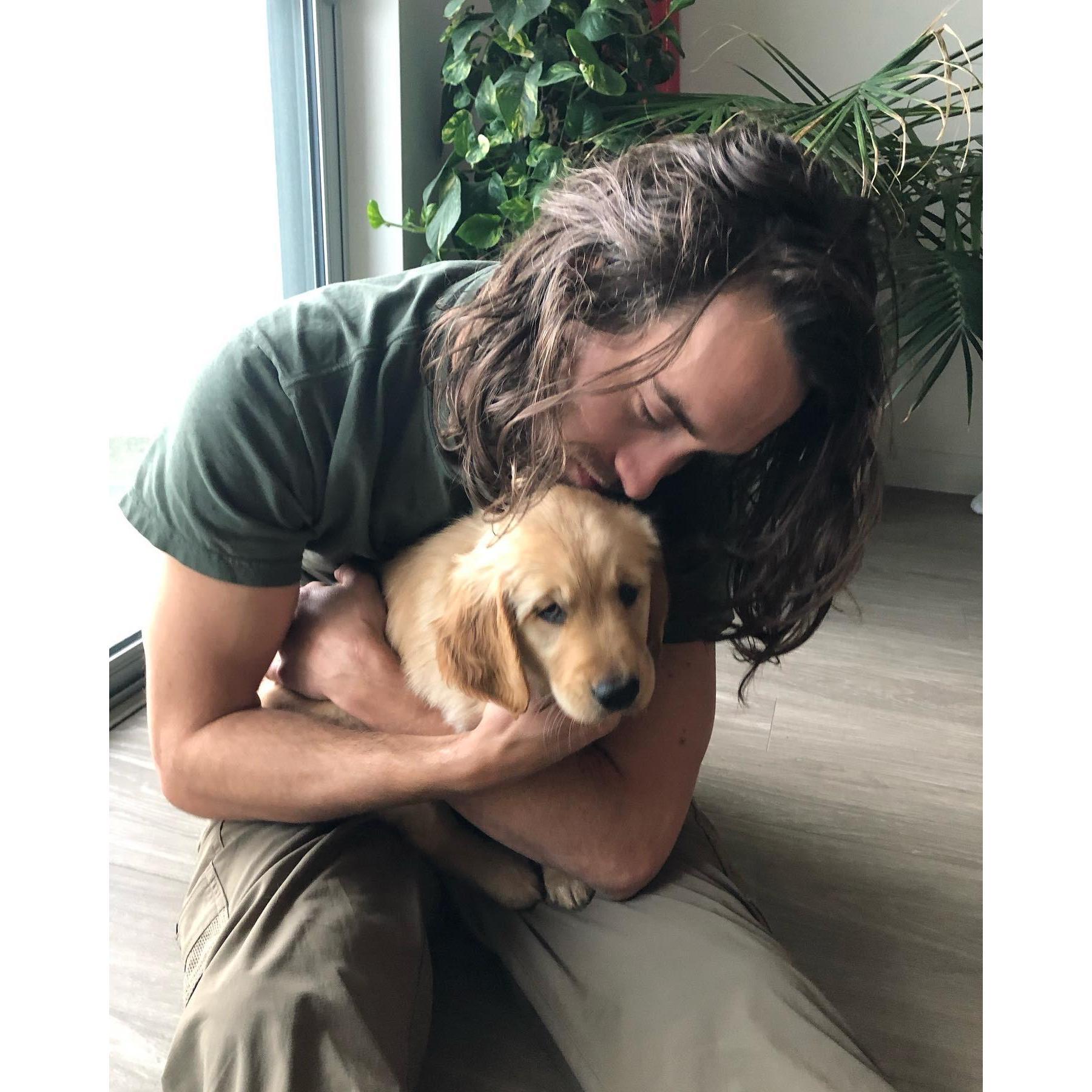 Jasmine's first day at home.