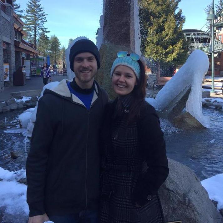 Our first trip to Tahoe together! It was freezing but we still went ice skating together.