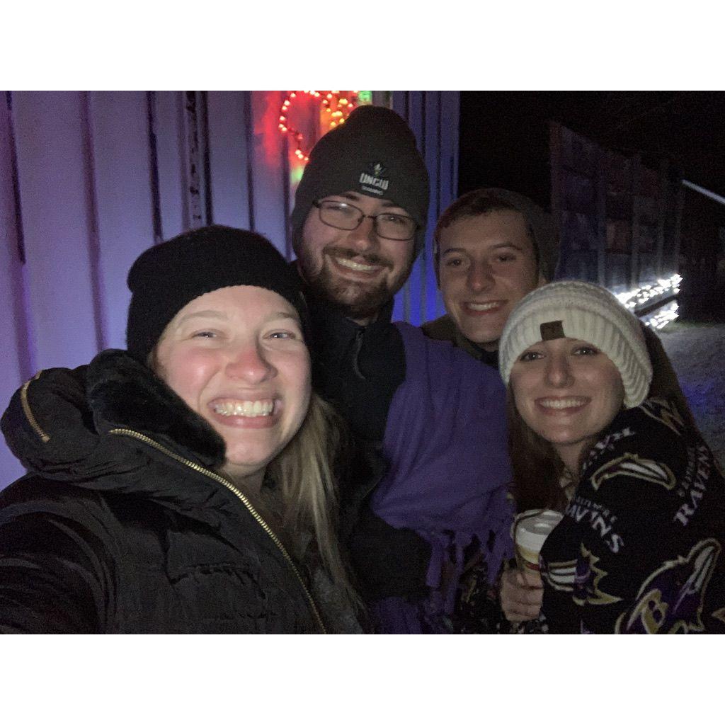 2020 - Christmas lights with Will & Alissa