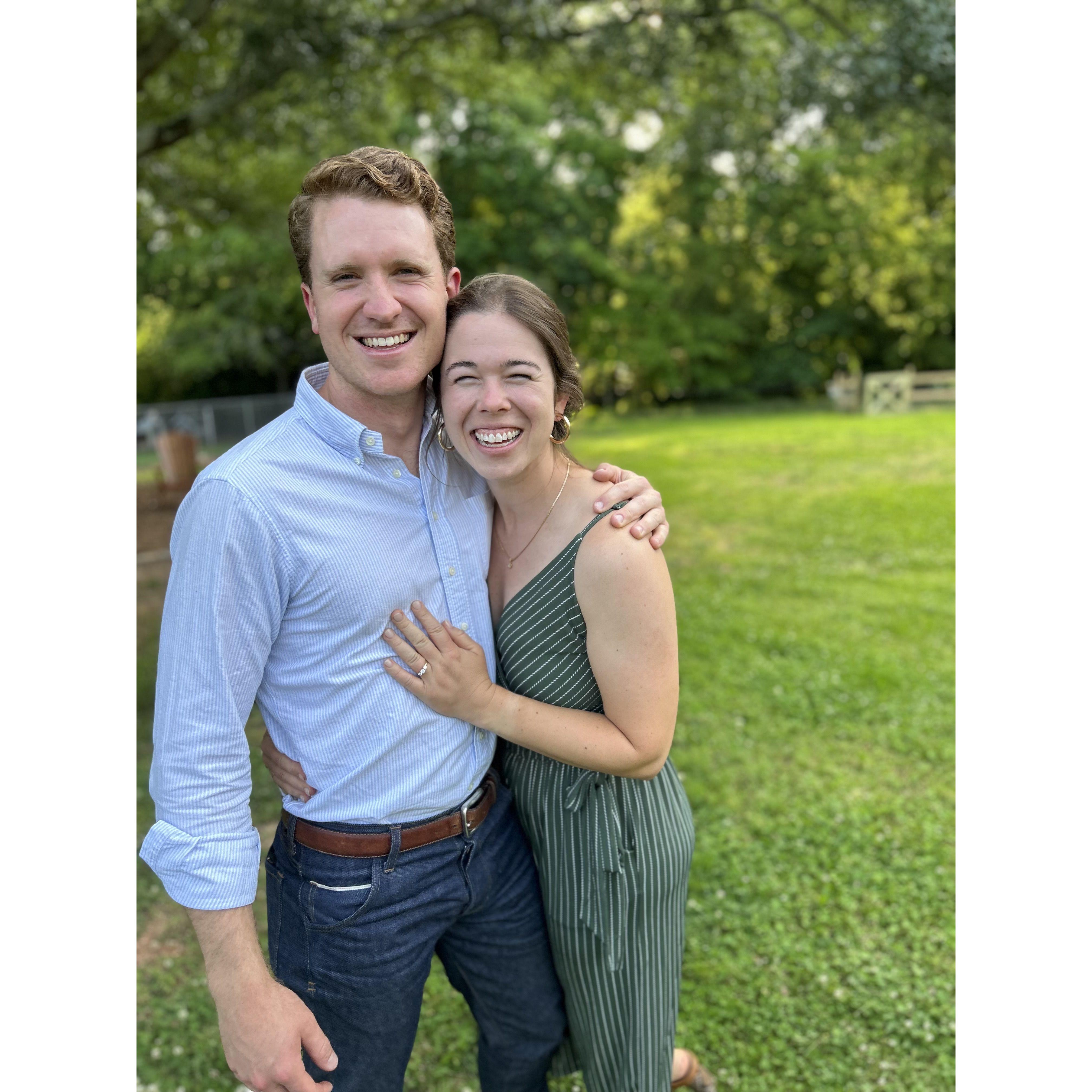 June 1, 2023: Engaged in back yard garden!