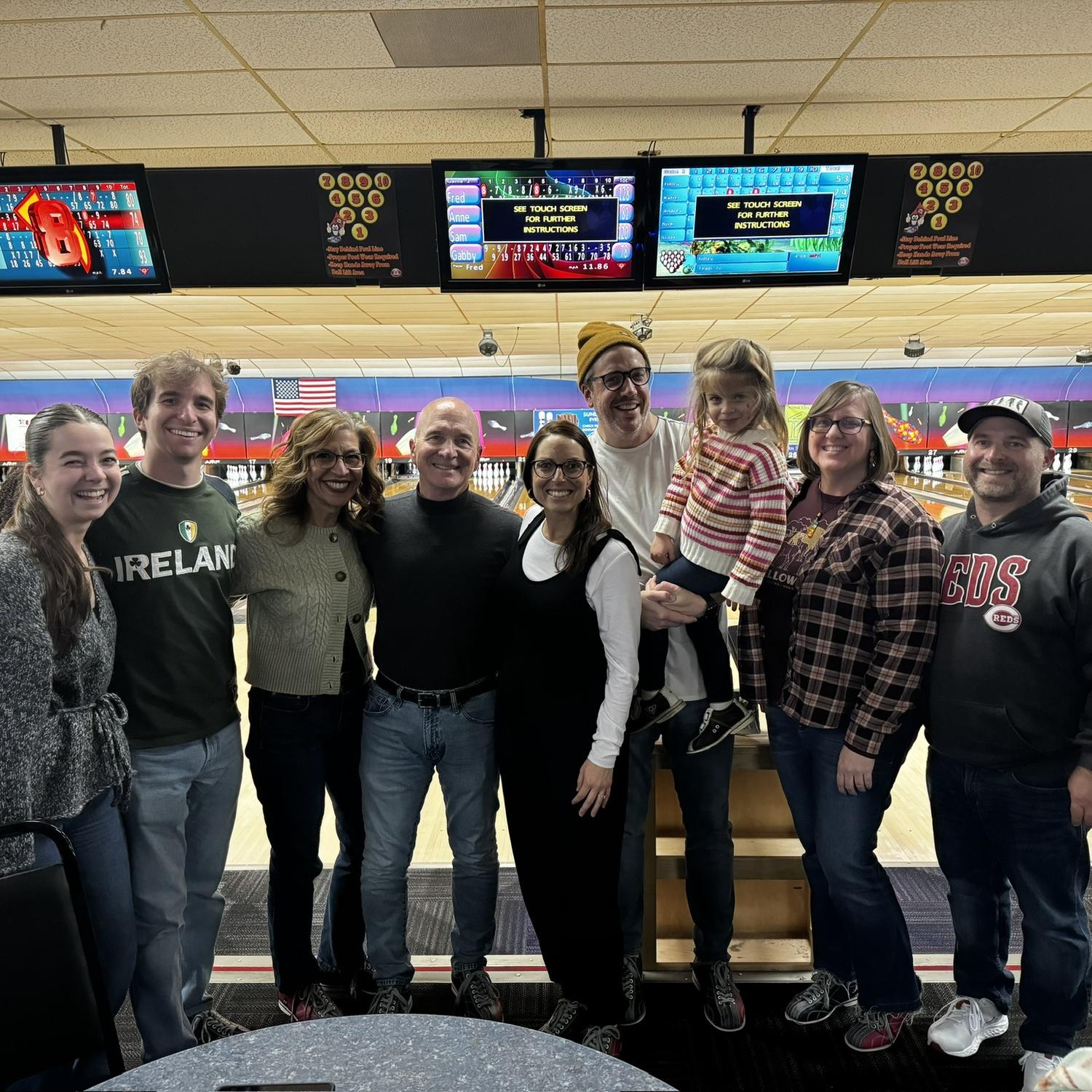 Warren family bowling squad. Nov. 2024