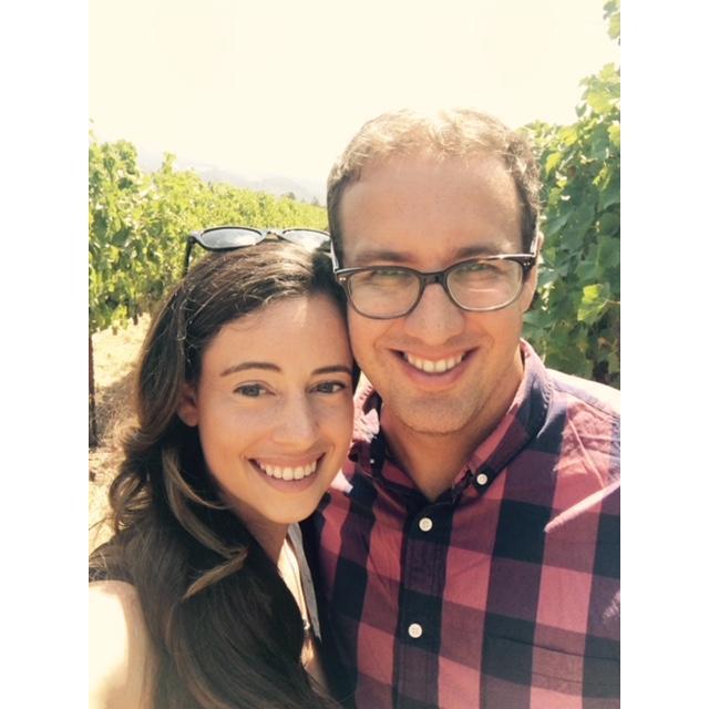 Walking around the Vineyards at St. Francis Winery, which is only one mile from where we will be getting married! This was one of our favorite wineries when we visited Napa/Sonoma in 2017