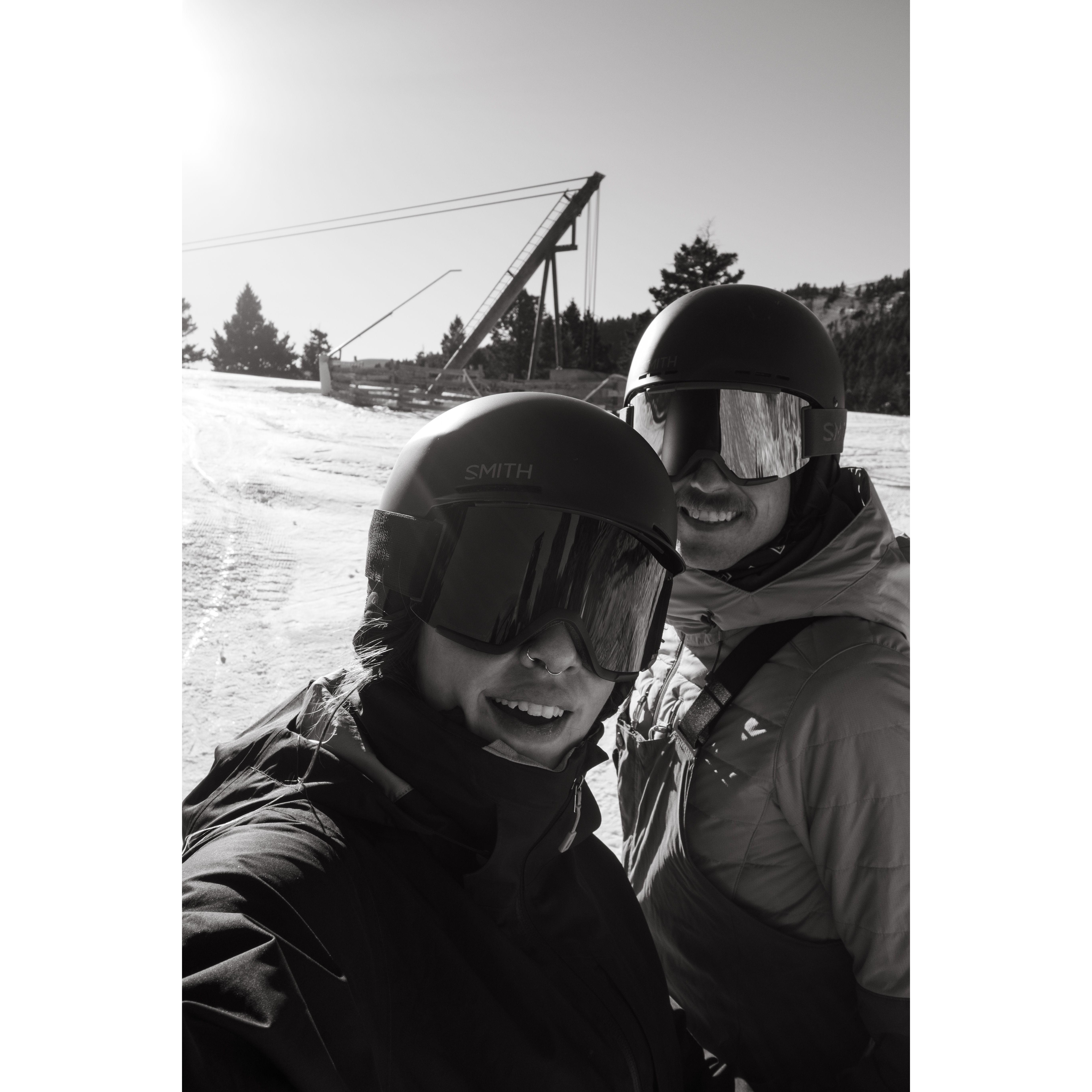 Skiing in MT