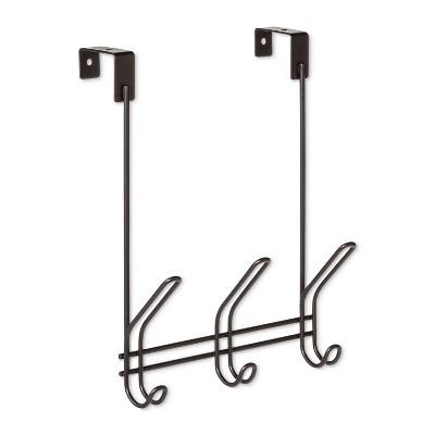 3 Over-The-Door Hook Bronze - Threshold™