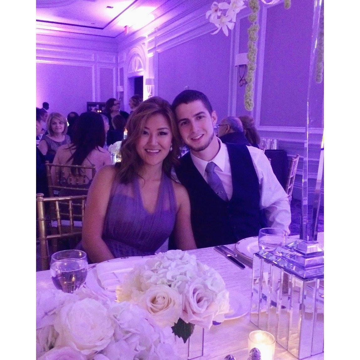 September 2016- At a friend's wedding. JoAn was May's Bridesmaid!