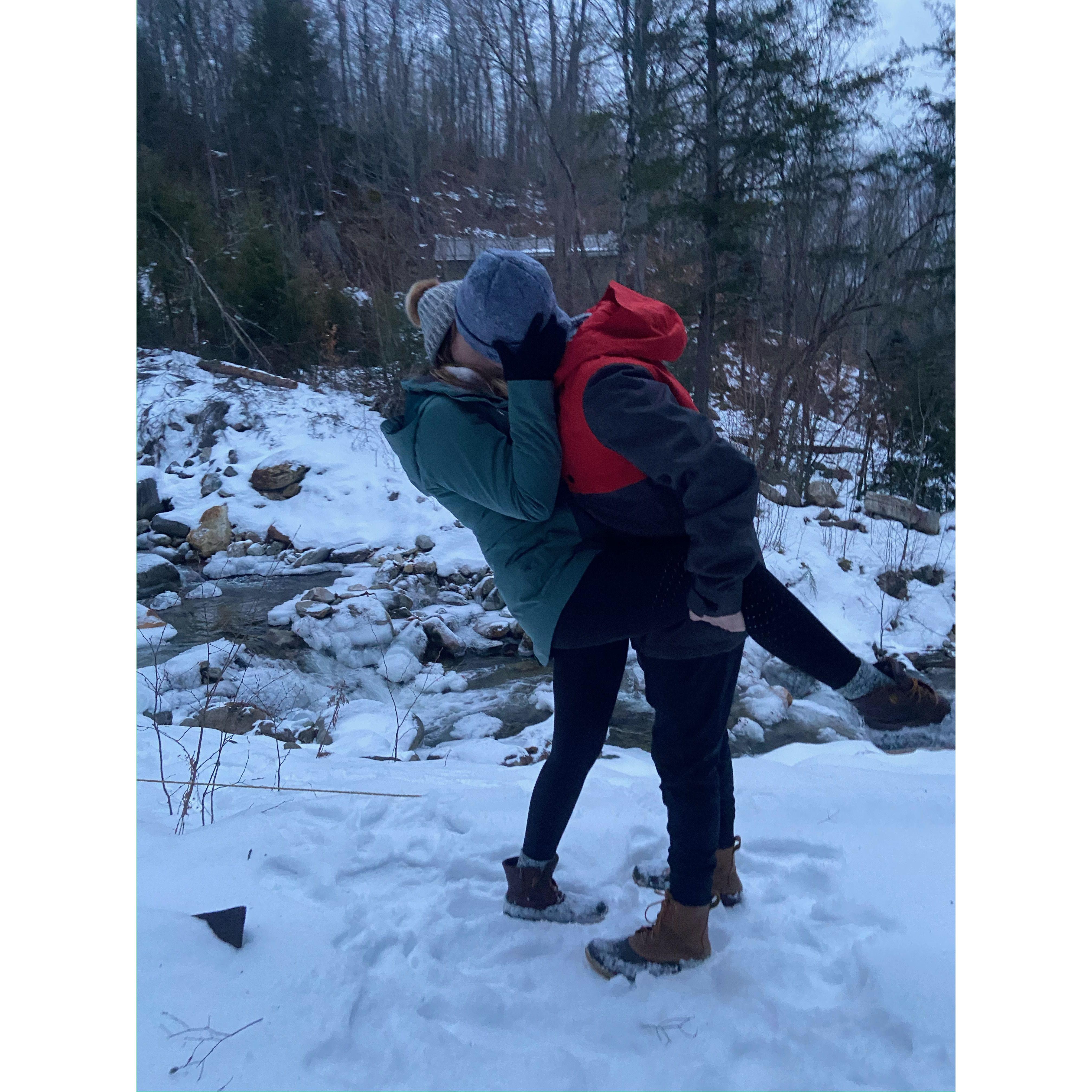 Kisses in Killington!