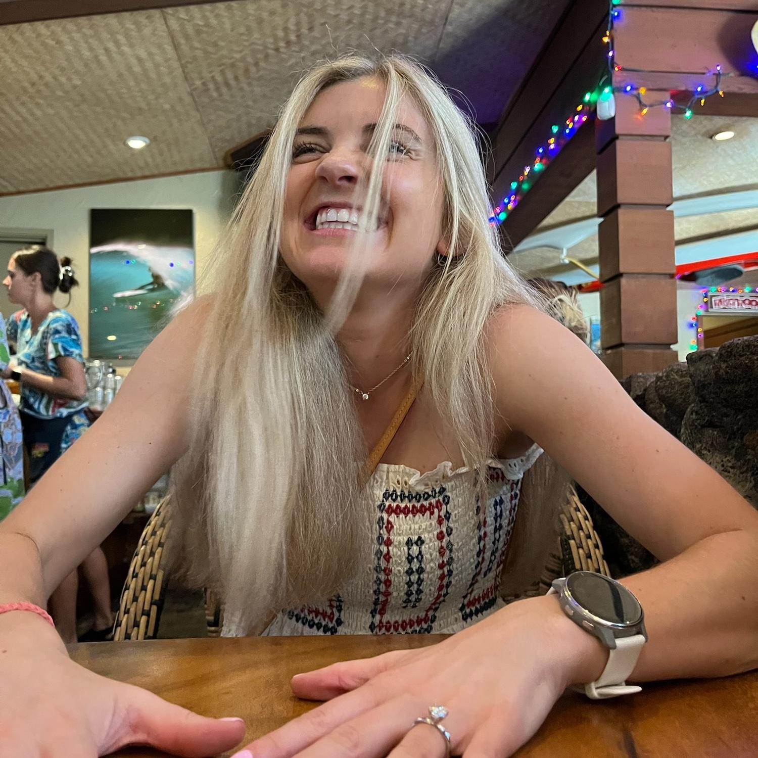 Do you think she was excited about the ring?