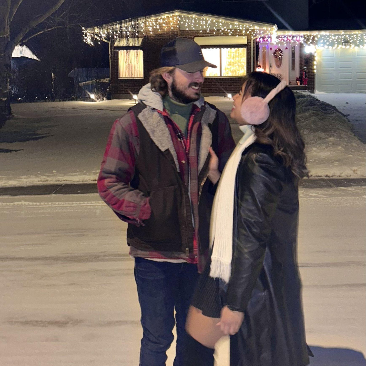 Our first Christmas together in 2021!
