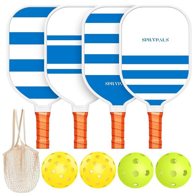 Pickleball Paddles,USAPA Approved Pickleball Paddles Set Premium Pickleball Paddle, 4 Pickleball Balls & 1 Carry Bag Gifts for Women Men Beginners & Pros Players(Customized)